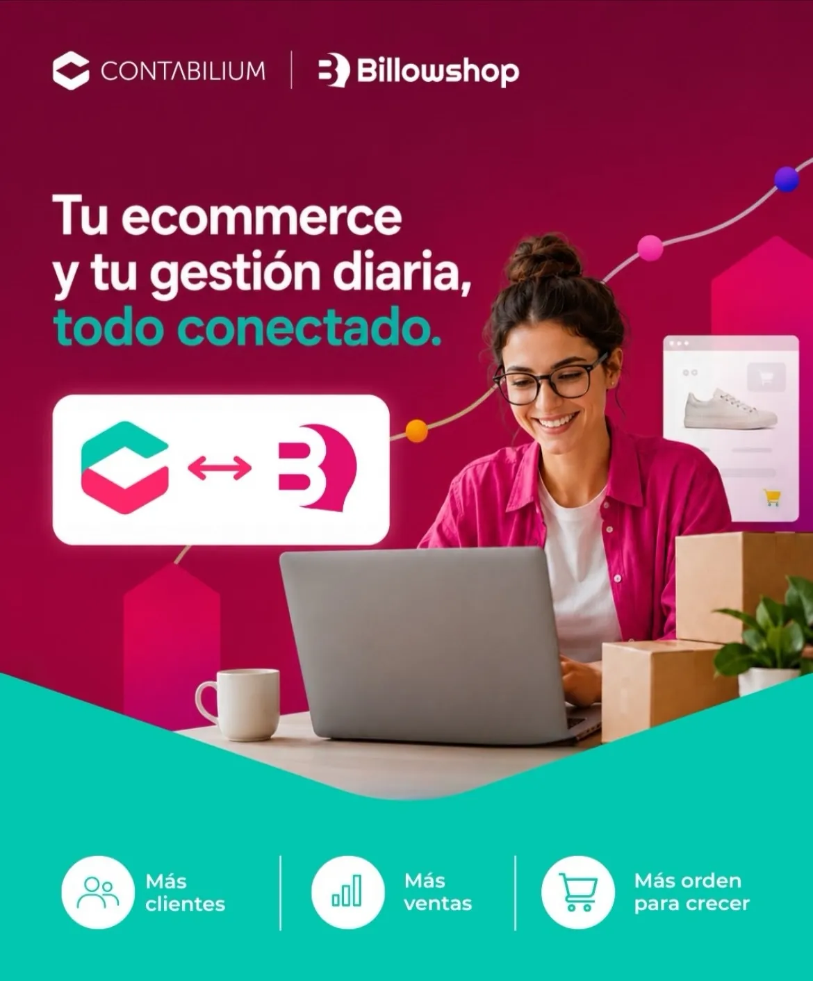 Contabilium + Billowshop: ecommerce y gestión integrados